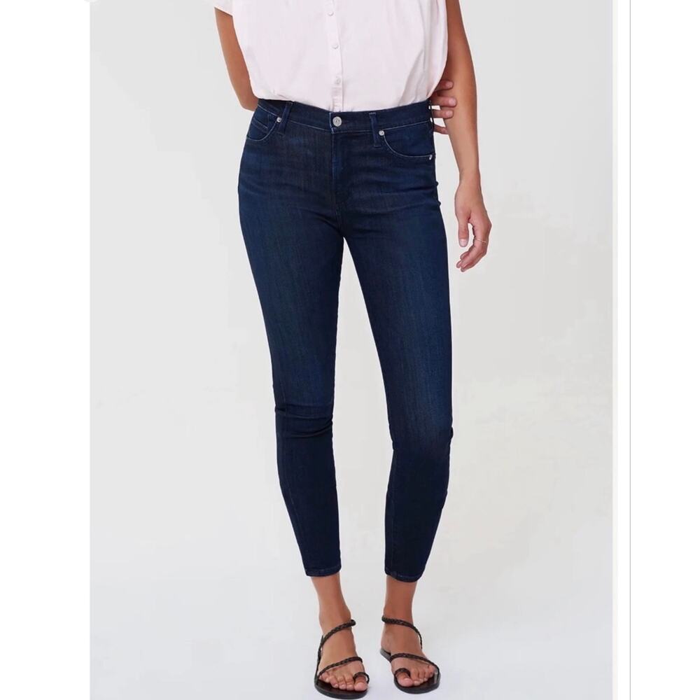 Citizens of Humanity Rocket Ankle Jeans Dark Wash Womens Size 28 *EUC